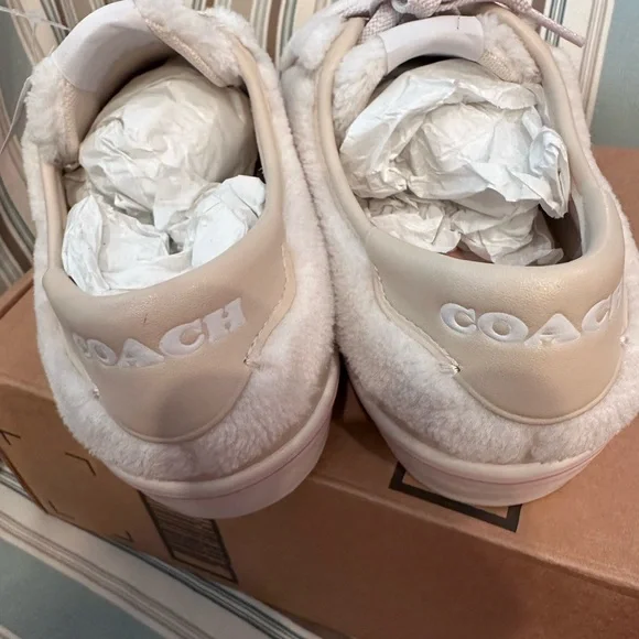 COACH CITYSOLE SHEARLING PLATFORM Lace-up Sneakers - Picture 9 of 10